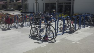 It was great to see so many racks at the pool in use on this warm Sunday!