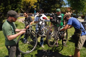 Street Level Cycles has graciously donated free bike tuneup services at the Arts & Green Festival since 2008 photo courtesy Matt McHugh
