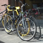 The rack in front of T324 is always filled by their customers and those from nearby businesses