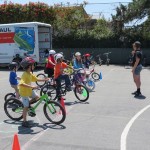 School kids learn how to cycle safely and have fun doing it, while following the rules of the road. courtesy Peggy McQuaid