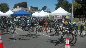 Busy busy busy! Our Bicycle Valet Parking service is so popular we could use more of these bike valet racks! And YOU can help!