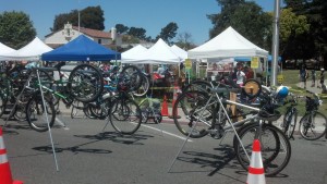 Busy busy busy! Our Bicycle Valet Parking service was hopping all day!