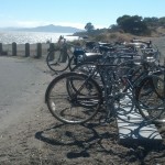 The racks are perfectly situated for folks who want to enjoy the beach, a hike or just enjoy the beautiful view