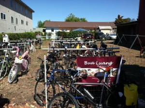 We're guaranteed to park oh, so many bikes!