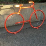 The new Dero Bike Bike Rack at Jewel's Terrace Park.