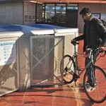 Just roll your bike into any locker at any time for safe storage at 3¢ - 5¢ an hour!