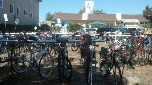 Bikes, bikes and more bikes at the Solano Stroll!