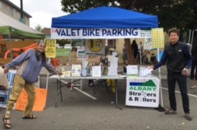 Amy & Michael were two volunteers who kept the AS&R table rolling. Photo courtesy Tenisha