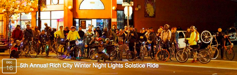 CANCELLED - 5th Annual Rich City Winter Night Lights Solstice Ride @ Rich City Rides | Richmond | California | United States