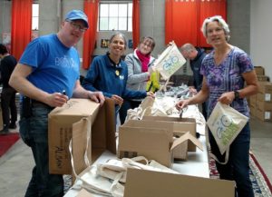 Musette Bag Stuffing for Bike to Work Day 2019 @ Sports Basement