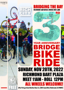 3rd YEAR ANNIVERSARY RICHMOND BRIDGE BIKE RIDE @ Richmond BART Plaza