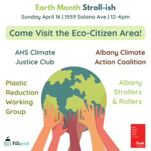 Earth Day "Eco-Citizens Area" at Solano Stroll-ish @ Solano-Peralta Park west of Taqueria Talavera